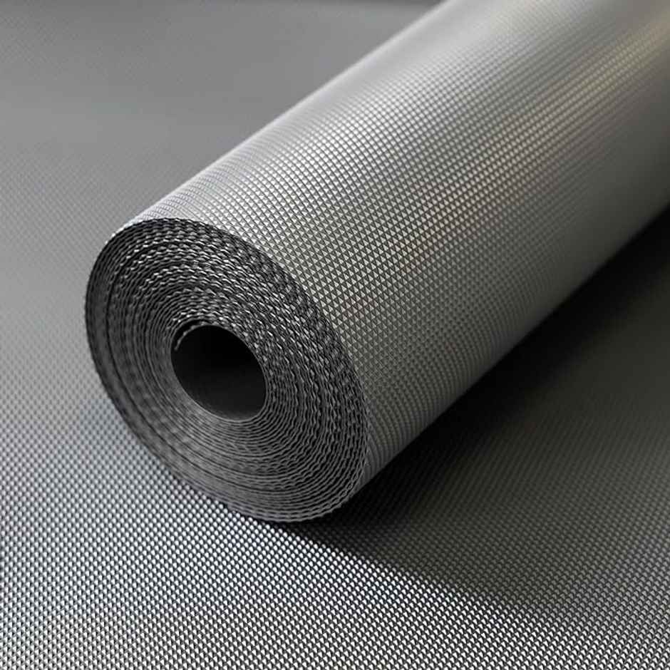 Senego Anti Slip Mat 3m, Shelf Liner Mat for Kitchen/Cupboard/Drawers/Bathroom (45 cm x 3 m), Grey