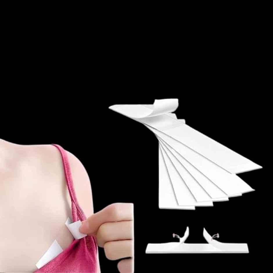 Bronson Professional Double Sided Transparent Strip Fashion Tape Fabric And Skin Friendly