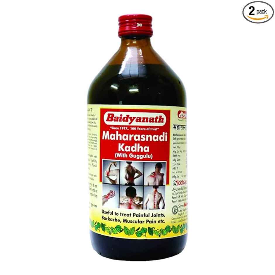 Baidyanath (Nagpur) Maharasnadi Kadha (with Guggulu) Liquid