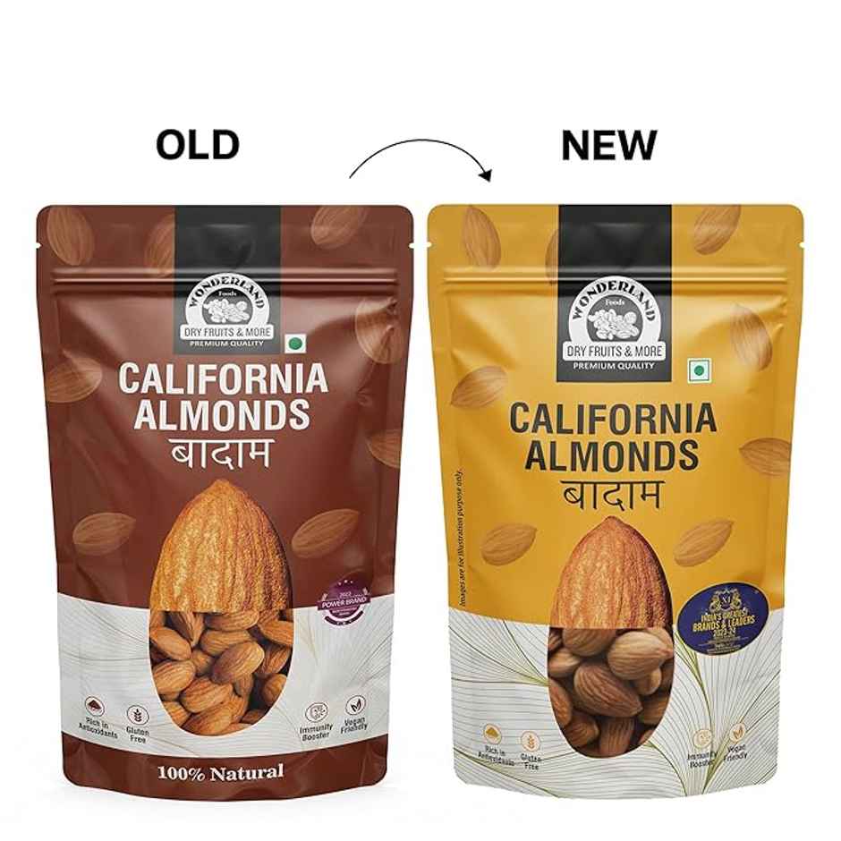 Wonderland Foods California Almonds (NP Badam)