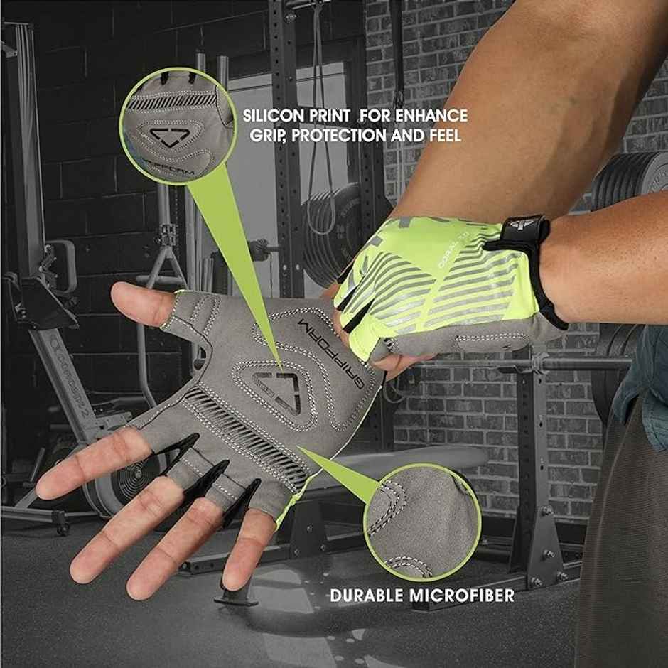 Nivia Coral 2.0 Fitness Gloves | Medium | Green