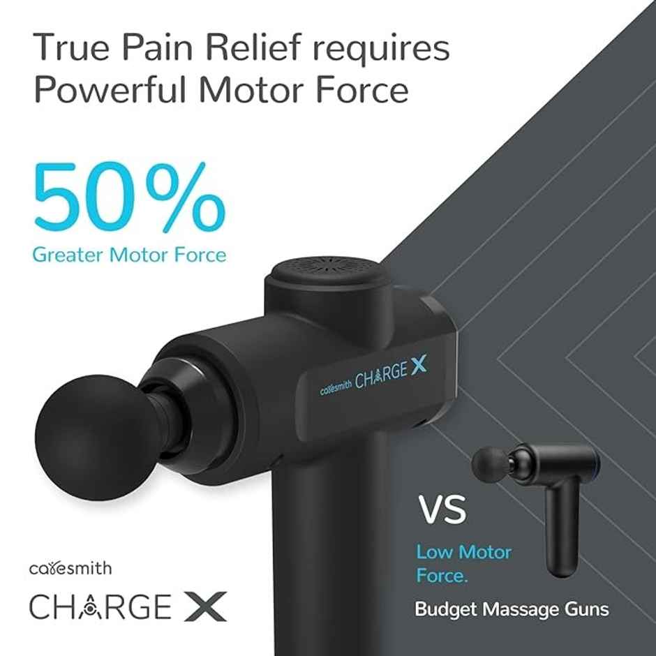 Caresmith Charge X Massage Gun: High-Performance Touchscreen Massager for Comprehensive Pain Relief