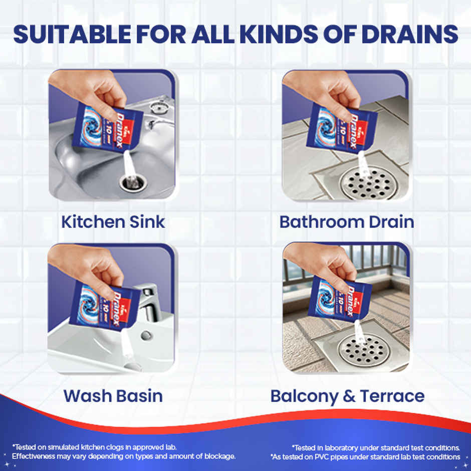 Kiwi Dranex Drain Cleaner Powder