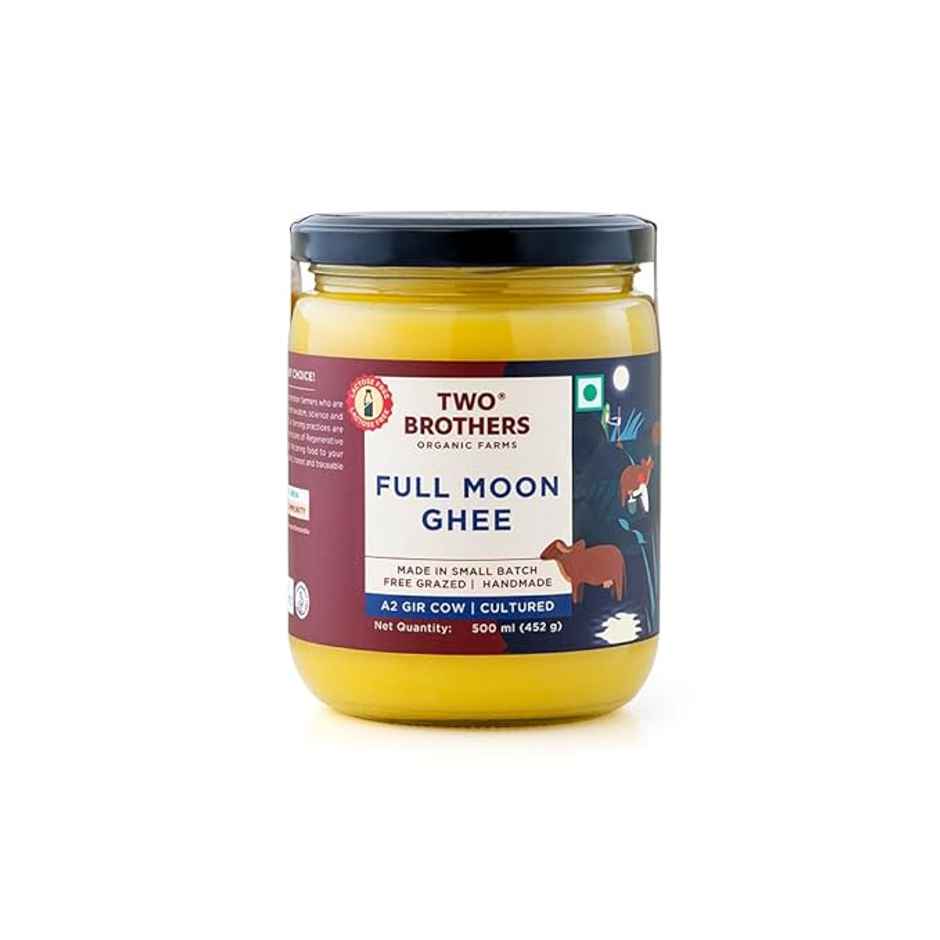 Two Brothers A2 Desi Gir Cow Full Moon Cultured Ghee