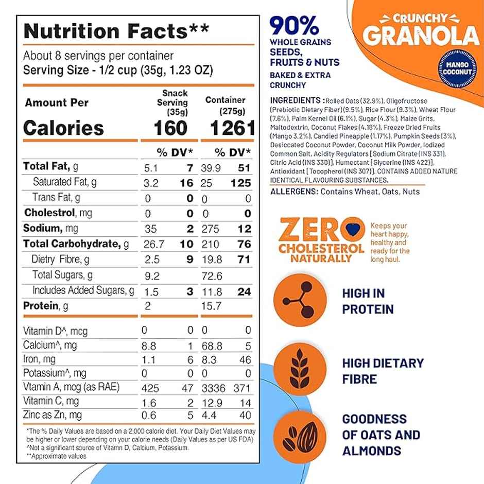 Fit & Flex Granola Mango Coconut
