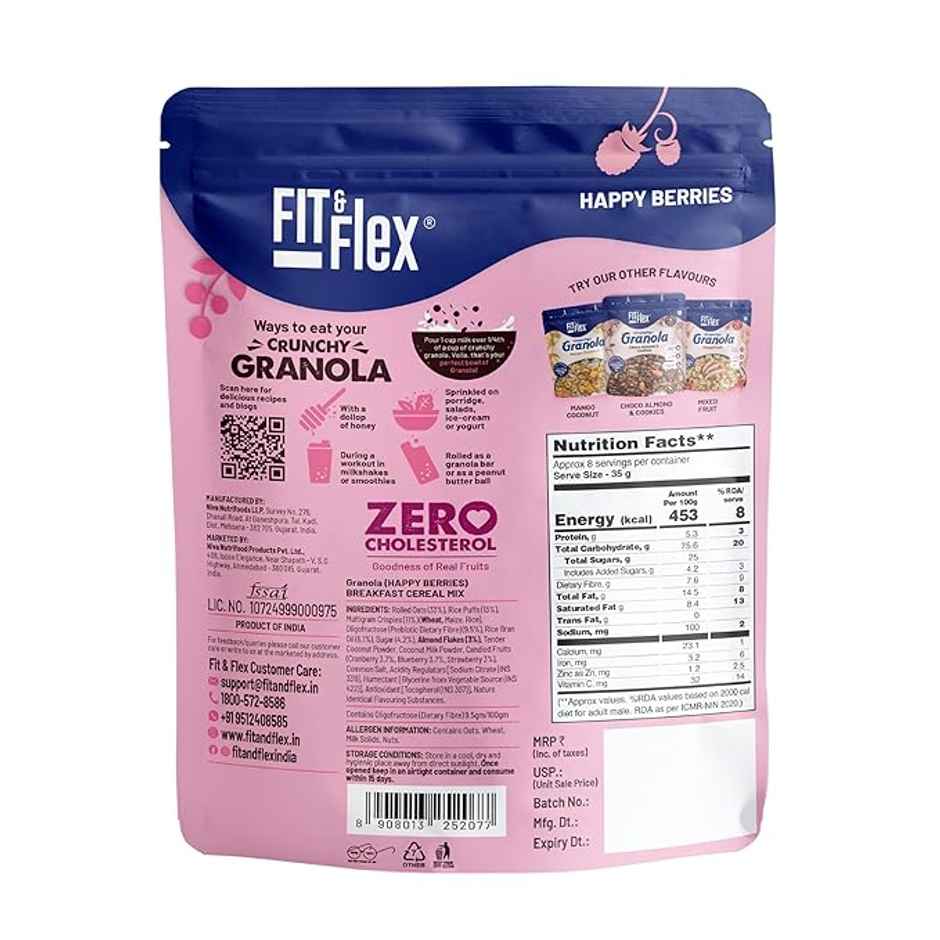 Fit & Flex Granola Happy Berries