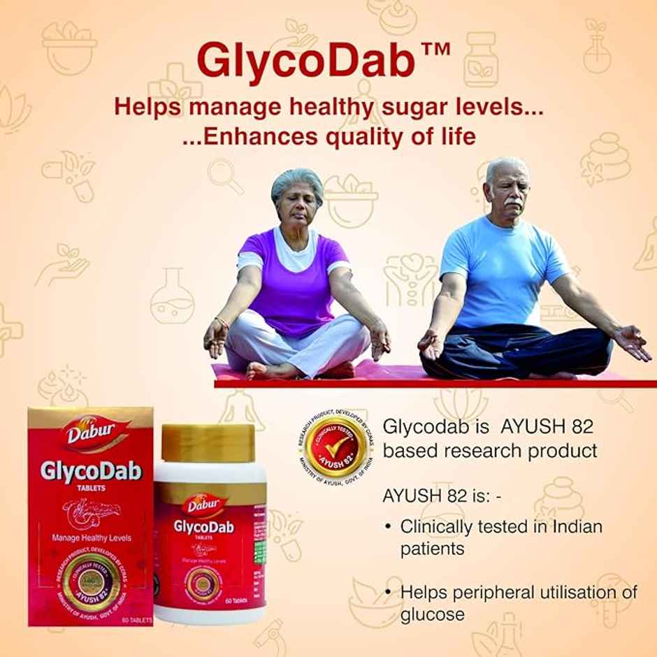 Dabur Glycodab Ayurvedic Tablet