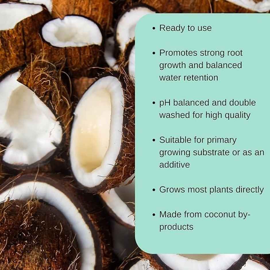 Gardens Coir - Wet Coco Peat Powder Ready To Use | Coir Pith Loose | Home Gardening