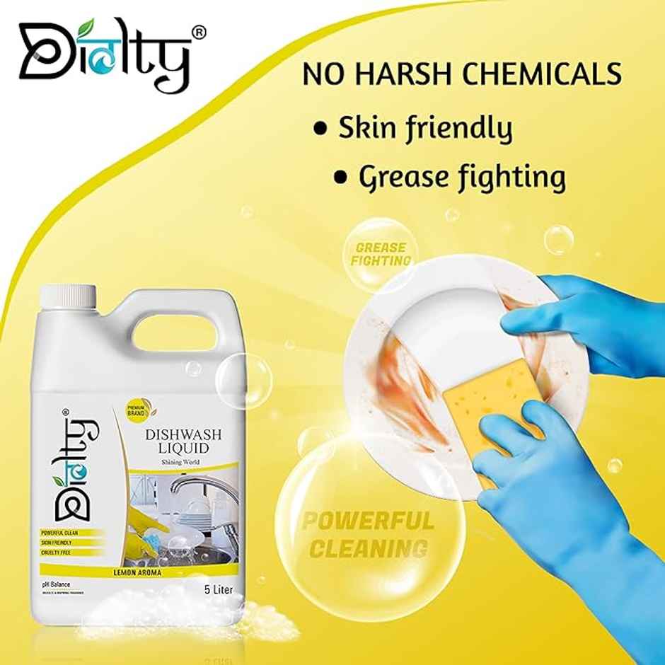 Diolty Lemon Aroma Dishwash Liquid Gel