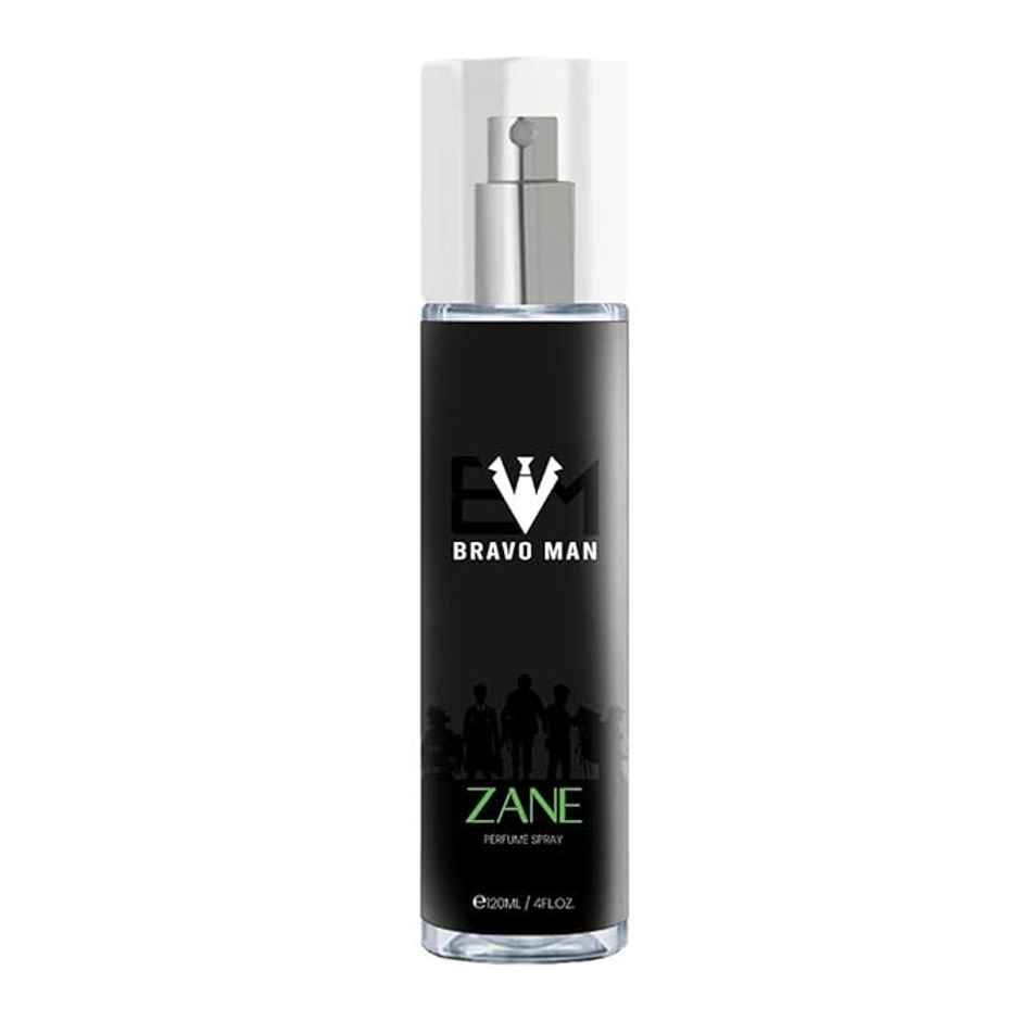 Bravoman - Zane No Gas Body Mist Perfume Deo For Men - Aromatic Woody | Fruity | Leathery Scent