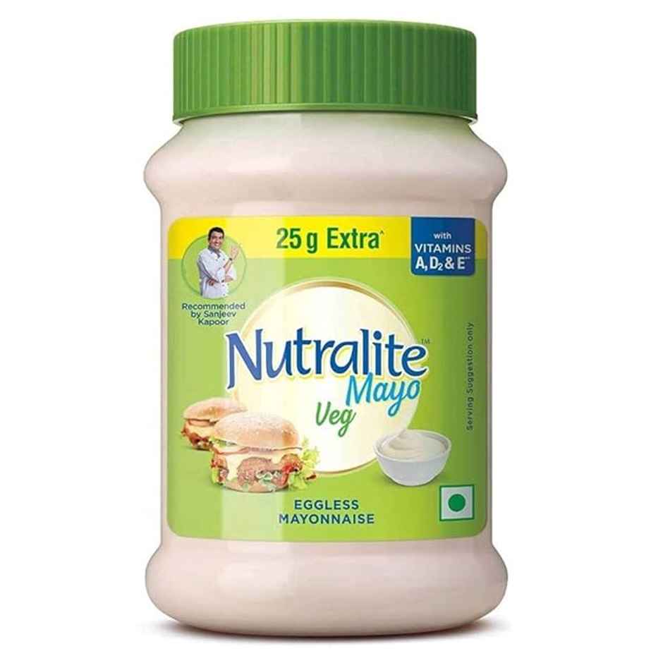 Nutralite Mayo Veg Eggless Mayonnaise | Extra 25g Free - 275 g
