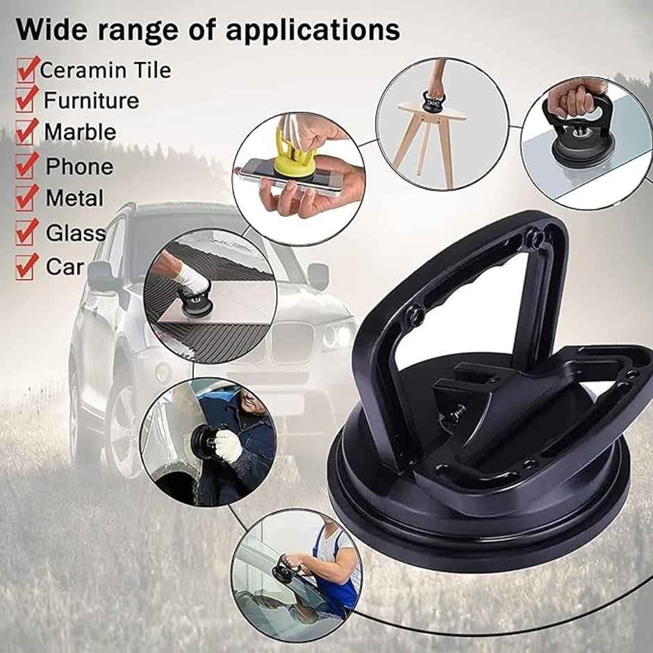 Sounce Car Dent Remover Puller Handle Lifter Car Dent Puller, Black