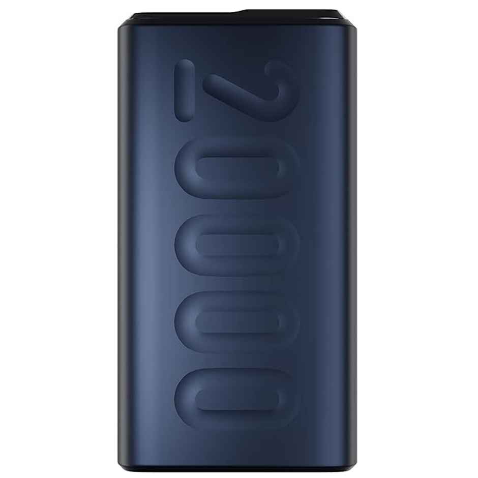 Ambrane 20000mAh Wired Powerbank, 22.5W Fast Charging, Triple Output (2 USB & 1 Type C), Power Delivery, Quick Charge for iPhone, Android & Other Devices, Made in India + Type C Cable (Stylo 20k) - Blue