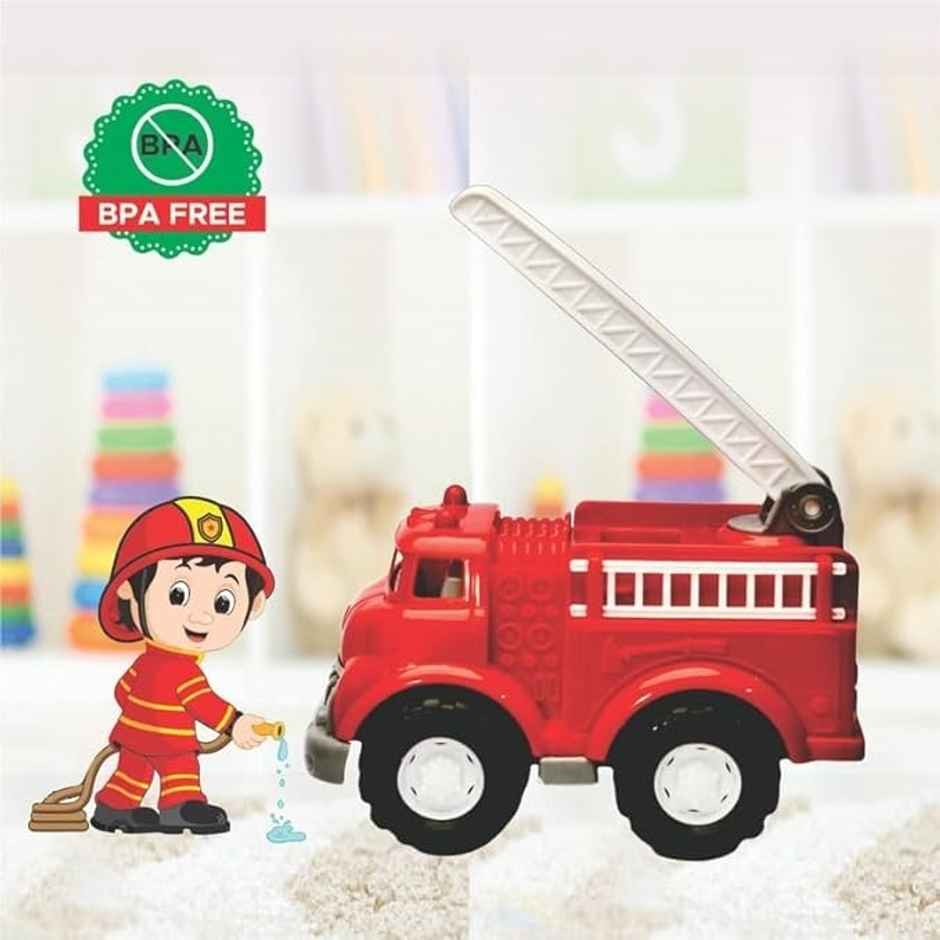 Toybharat Fire Truck Toy for Kids With Rotating Ladder | For 3-8 Years | Fire Rescue | Assorted