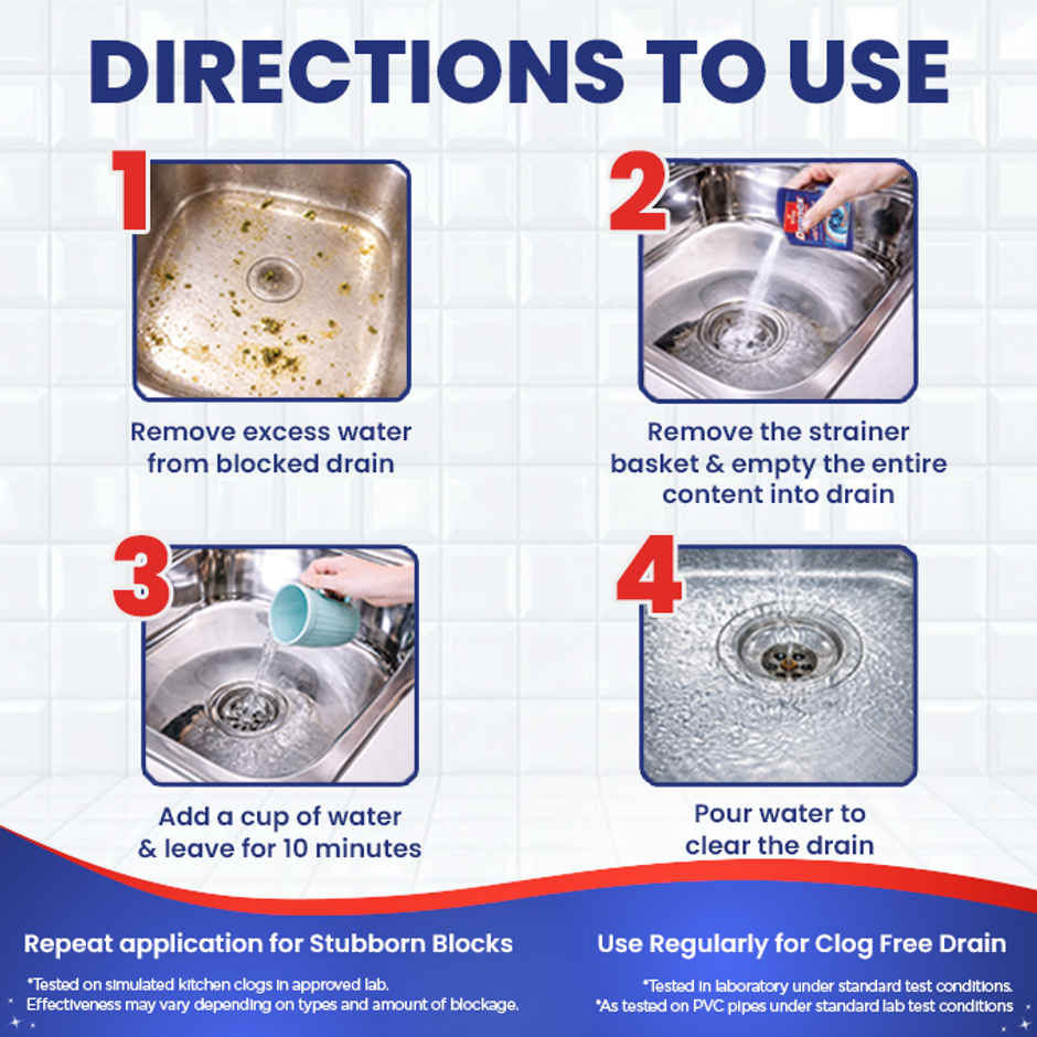 Kiwi Dranex Drain Cleaner Powder