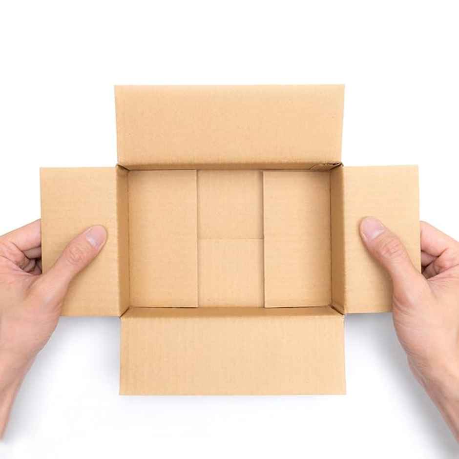 ABK Mini Corrugated Cardboard Box | 7x4x3.5 in | 3-Ply | Packing | Pack of 20