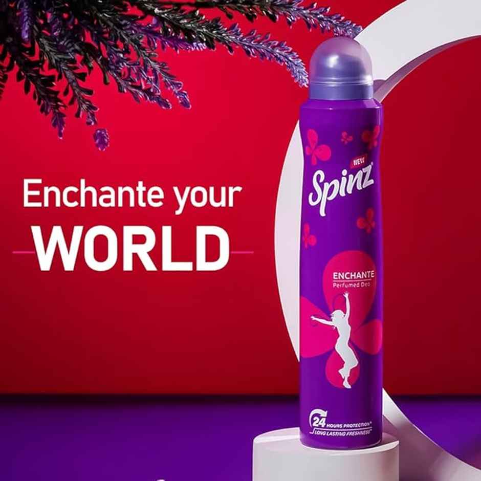 New Spinz Enchante Perfumed Deo for Women With International Fragrances
