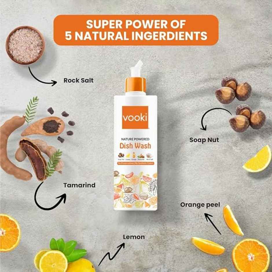 Vooki Nature Powered Dishwash Liquid
