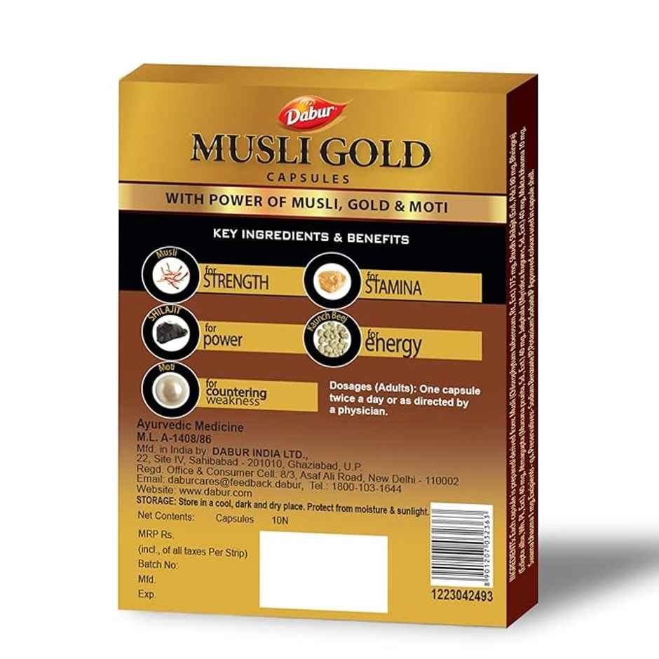 Dabur Musli Gold for Men Capsule