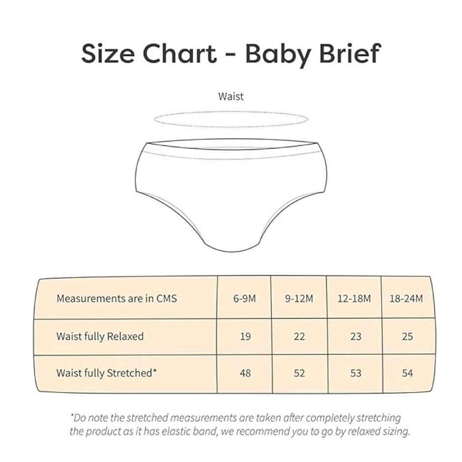 SuperBottoms Basic Unisex Bloomer 3-4Y | 100% Pure Cotton Super Soft Innerwear Assorted