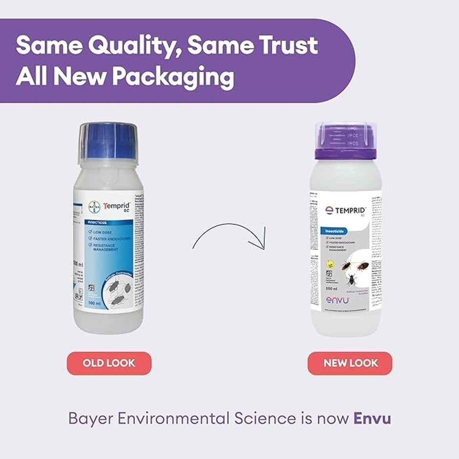 Bayer Temprid Liquid | Cockroach & Bed Bug Control | No Smell | No Kerosene | Mix With Water