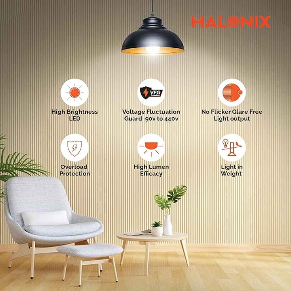 Halonix Astron Plus LED Bulb | 14 W | B22 | Cool White
