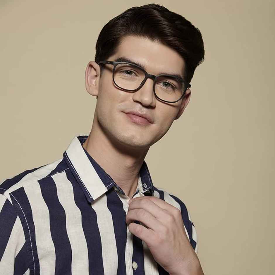 Lenskart Blu Unisex TR90 Computer Glasses | Black - L