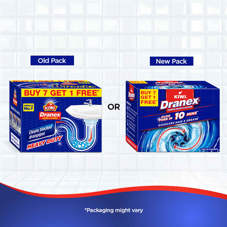Kiwi Dranex Drain Cleaner Powder