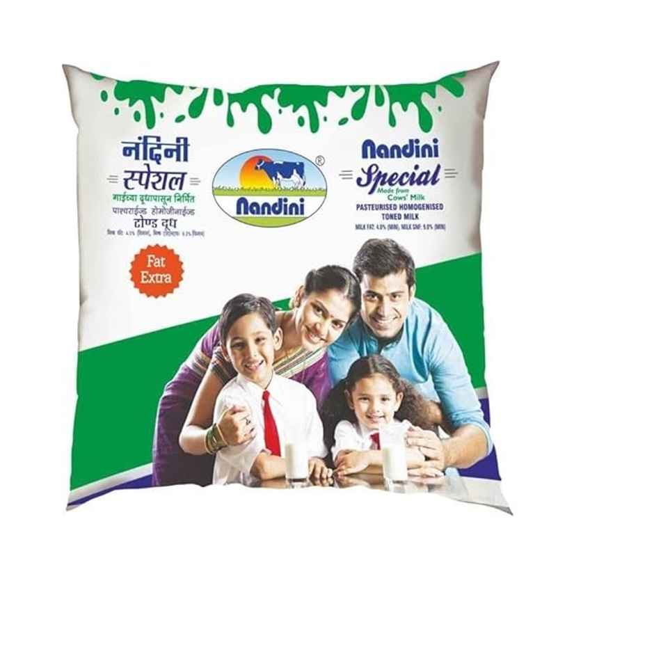 Nandini Special Toned Fresh Milk | Pouch