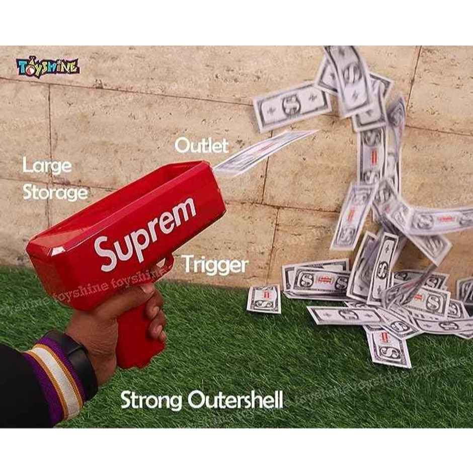Toyshine Money Spray/Shooter Gun
