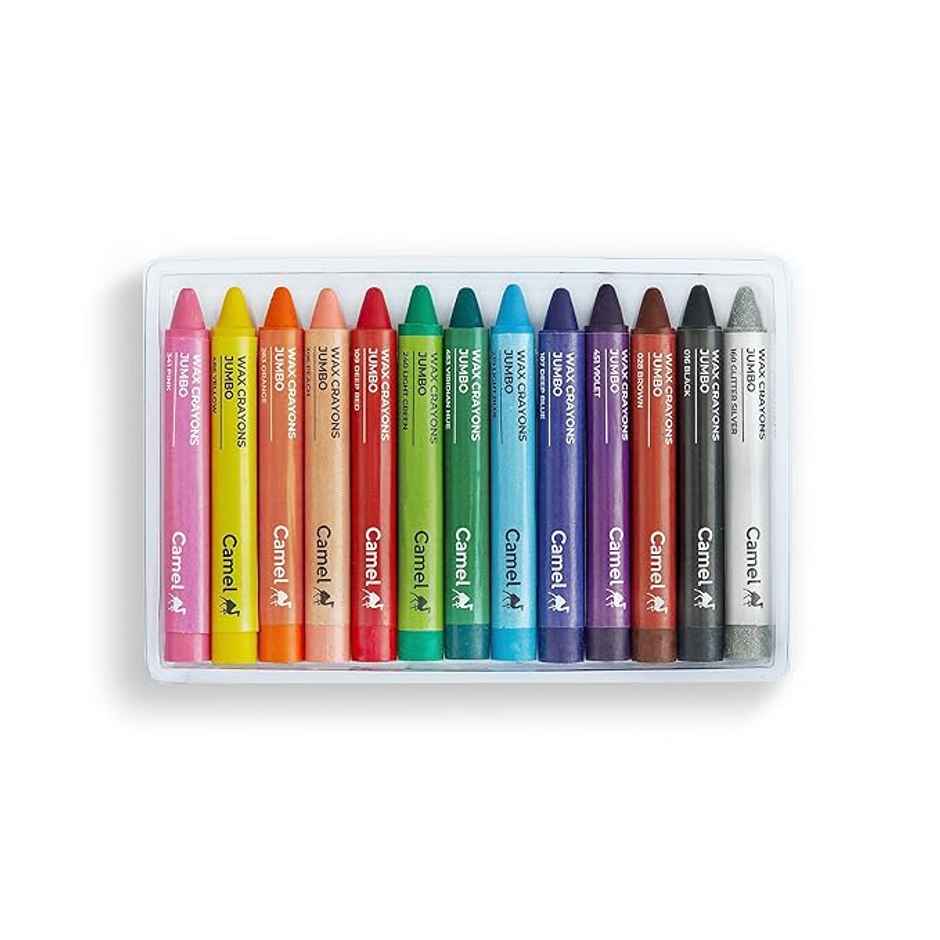 Camel Wax Crayons Jumbo 13 Shades