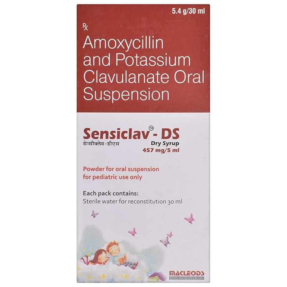 Sensiclav-DS 457mg Dry Syrup