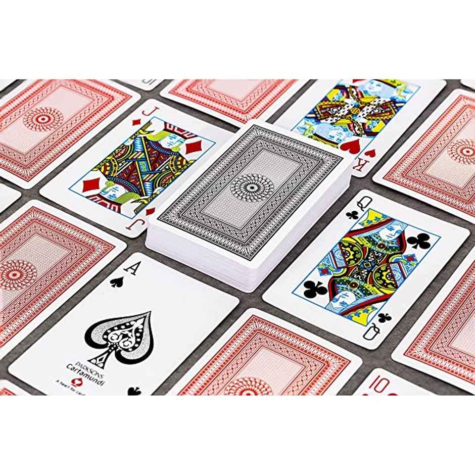 Parksons Playing Cards Plastic Coated Meredian 555 Gold Premium