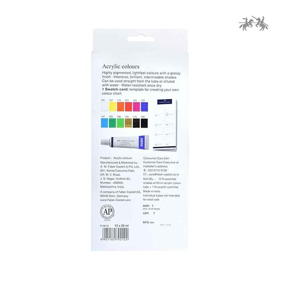 Faber-Castell 379212 CS Acrylic Colours | 20 ml