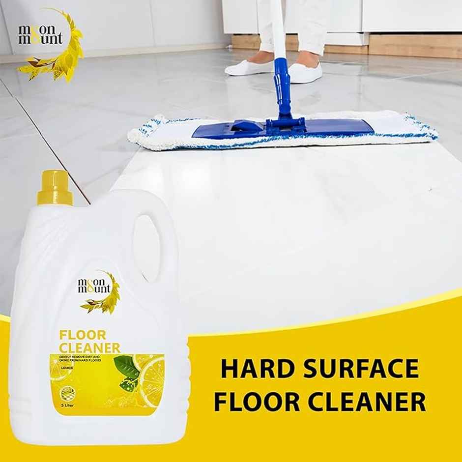 Moon&Mount Lemon Floor Cleaner Liquids | Bathroom Surface Cleaning Liquid | Ecofriendly