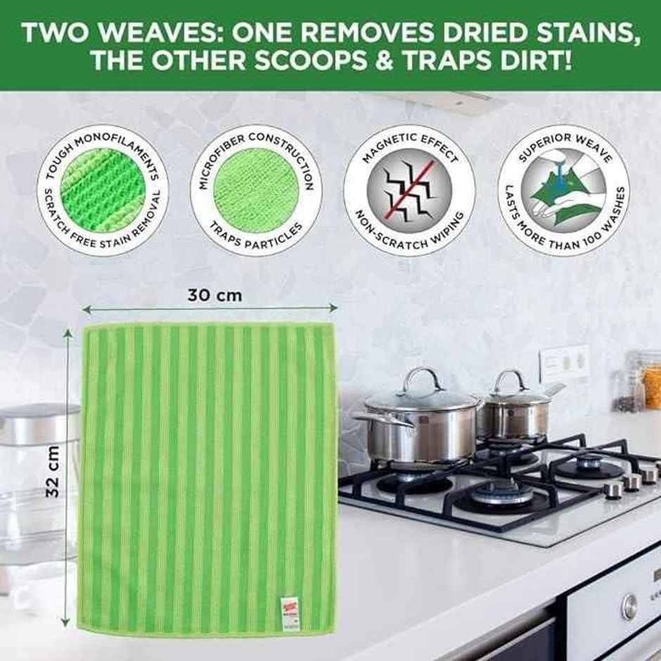 Scotch-Brite Microfiber Scrubby Kitchen Wipe Combo
