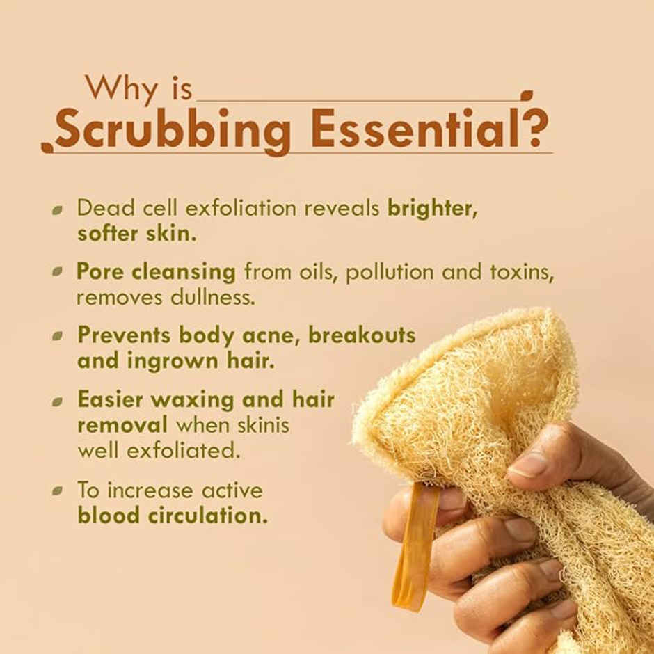 Bronson Professional Natural Sun Dried Bath Loofah Scrubber Sustainable Handmade