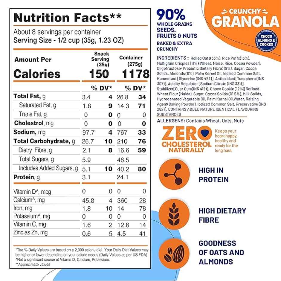 Fit & Flex Granola Choco Almond & Cookies
