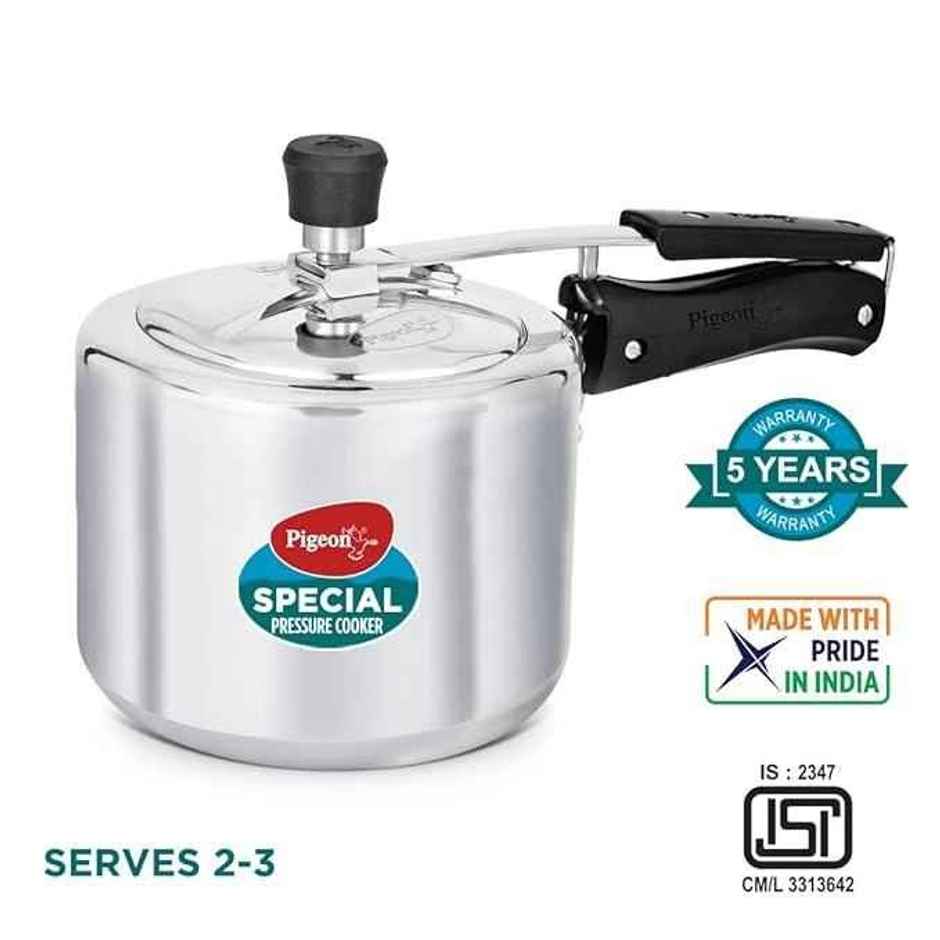 Pigeon Special 3L Aluminium Induction Base Inner Lid Pressure Cooker