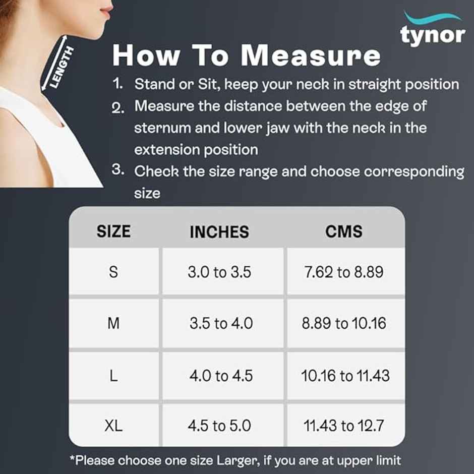Tynor Cervical Collar Soft with Support Beige XL