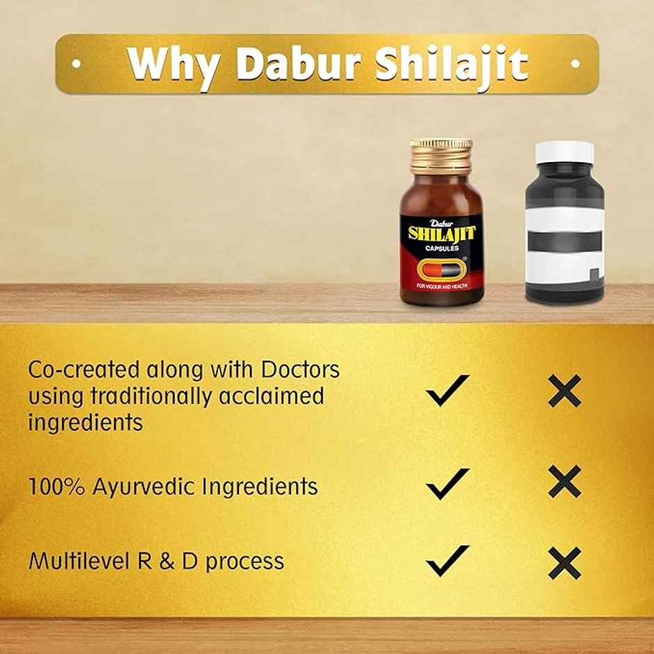Dabur Shilajit Ayurvedic Capsule 30