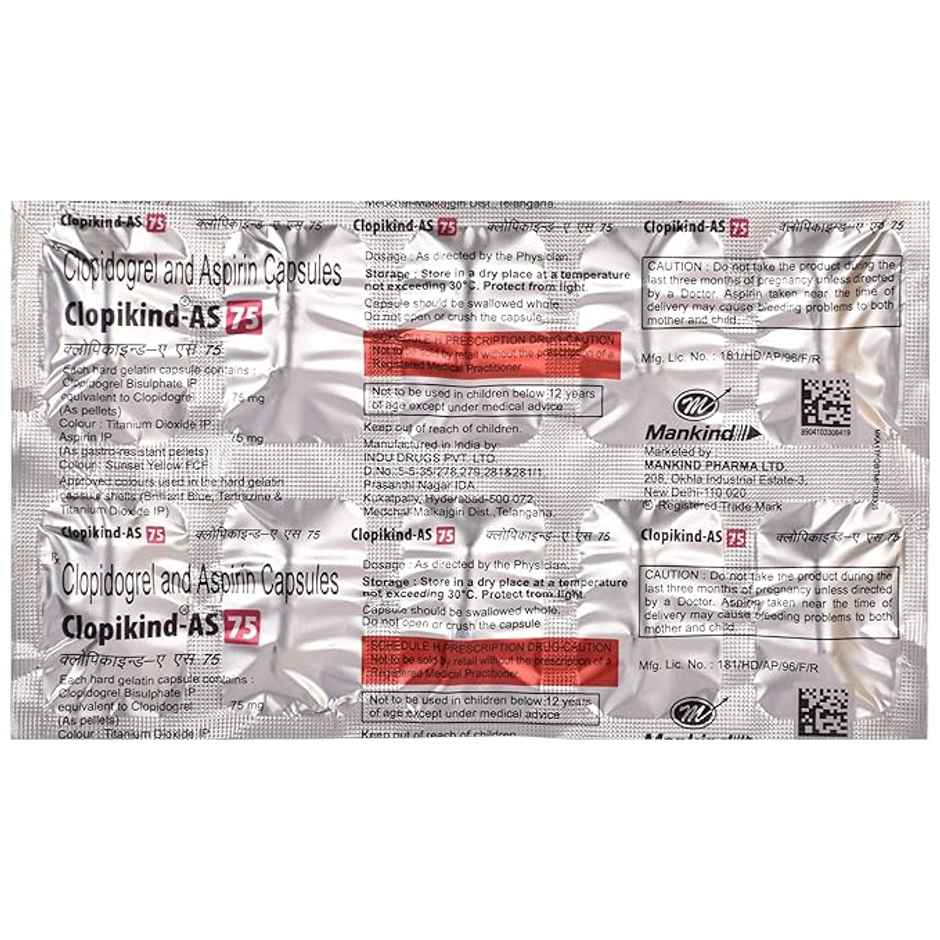 Clopikind-AS 75 Capsule