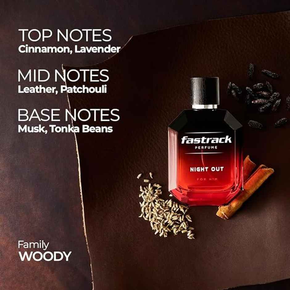 Fastrack Night Out Eau De Parfum For Men | Party Wear Fragrance