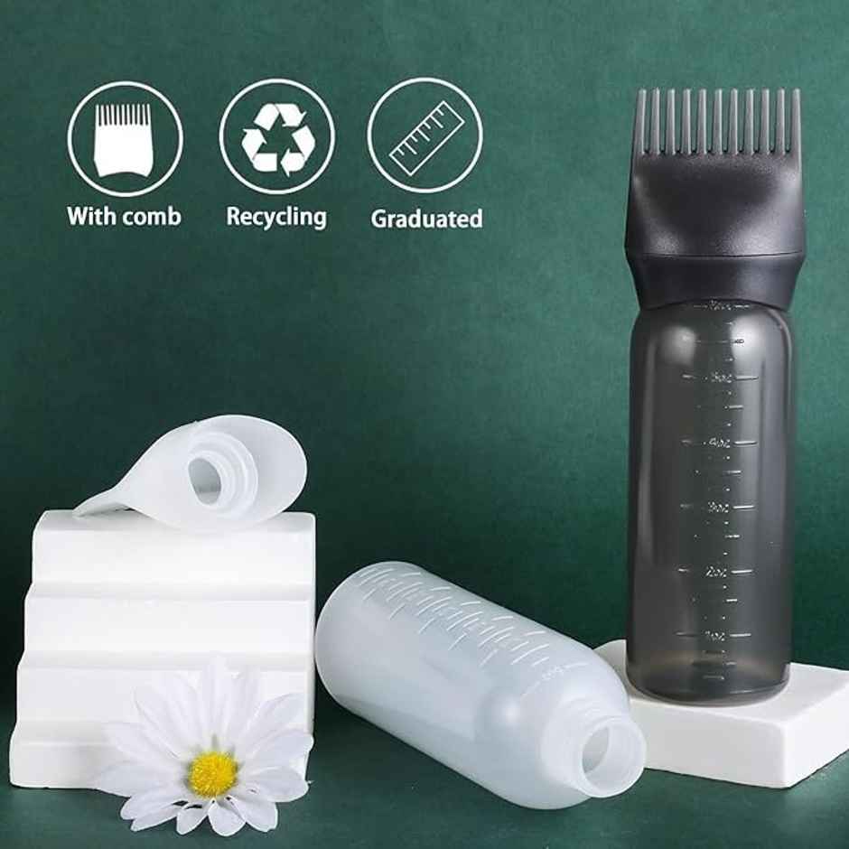 Bronson Professional Hair Oil Applicator Bottle For Scalp For Hair Oiling & Hair Dye Application