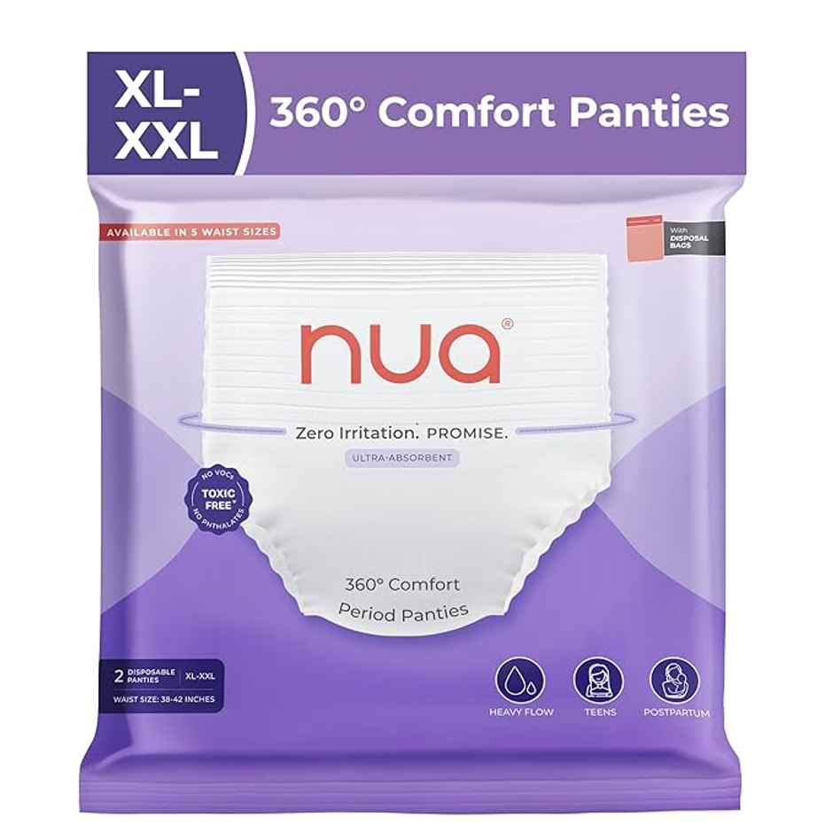 Nua Disposable Period Panties Trial Pack | XL-XXL