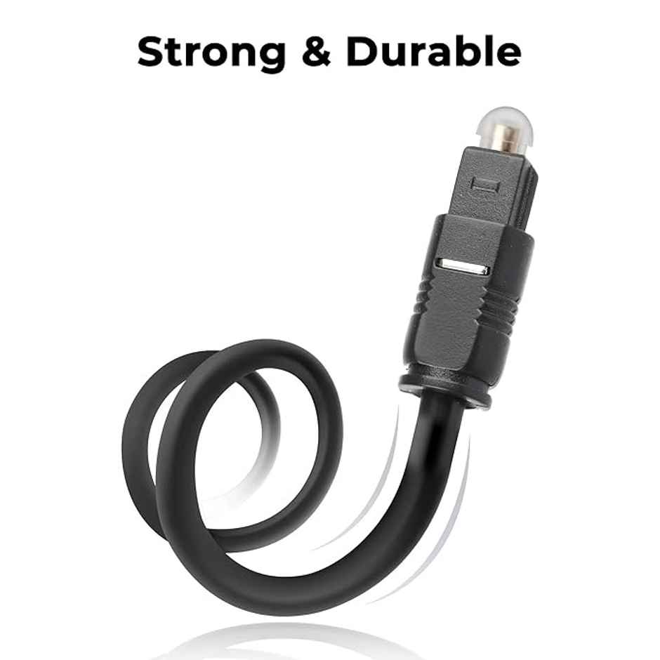 Zebronics Oc300 Digital Optical Audio Cable With 3 Meters Black