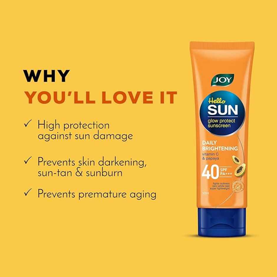 Joy Hello Sun SunBlock & Anti-tan Lotion SPF 40 