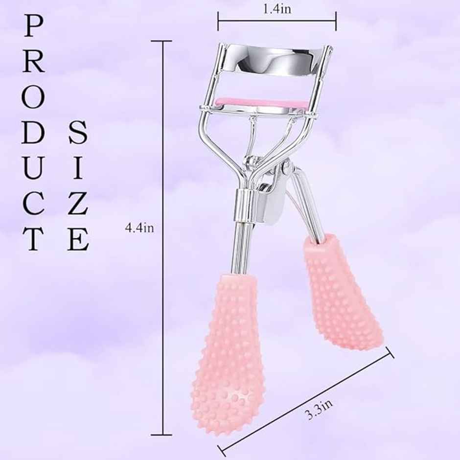 Rhe Cosmetics Professional Eyelash Curler For Turning Headup Girl - Baby Pink