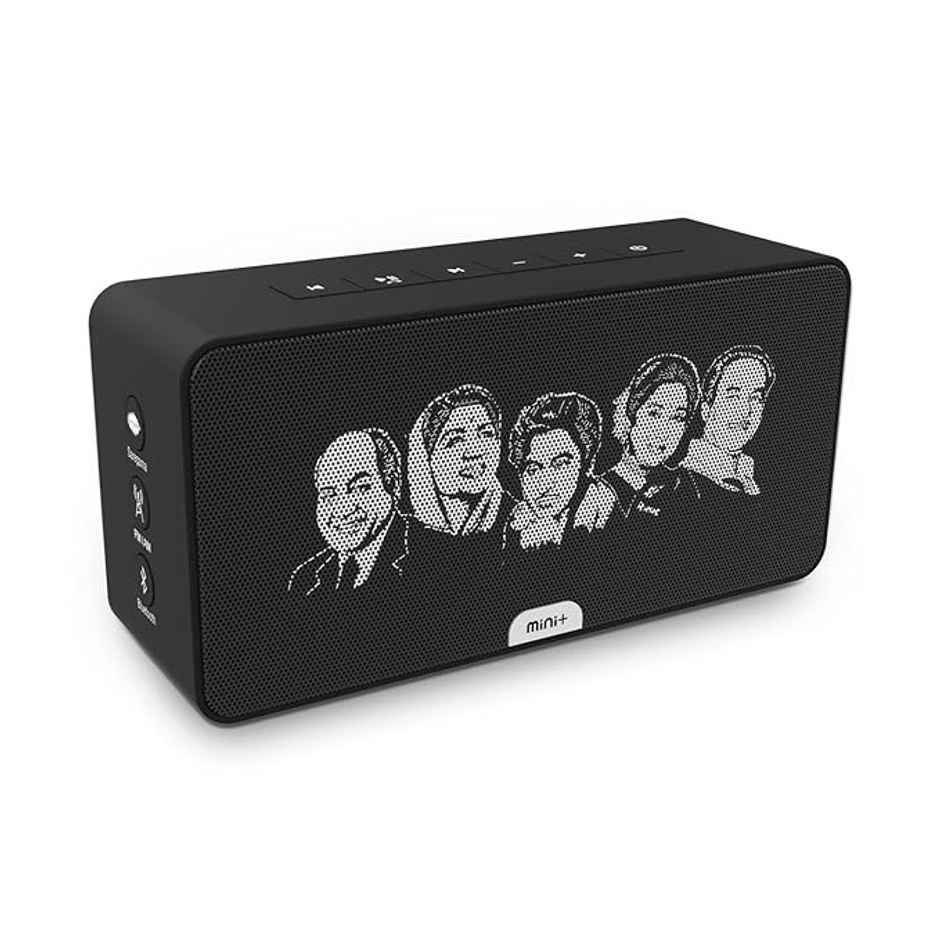 Saregama Carvaan Mini+ Portable Music Player | 1000 Preloaded Songs | 10wt Speaker - Moonlight Black