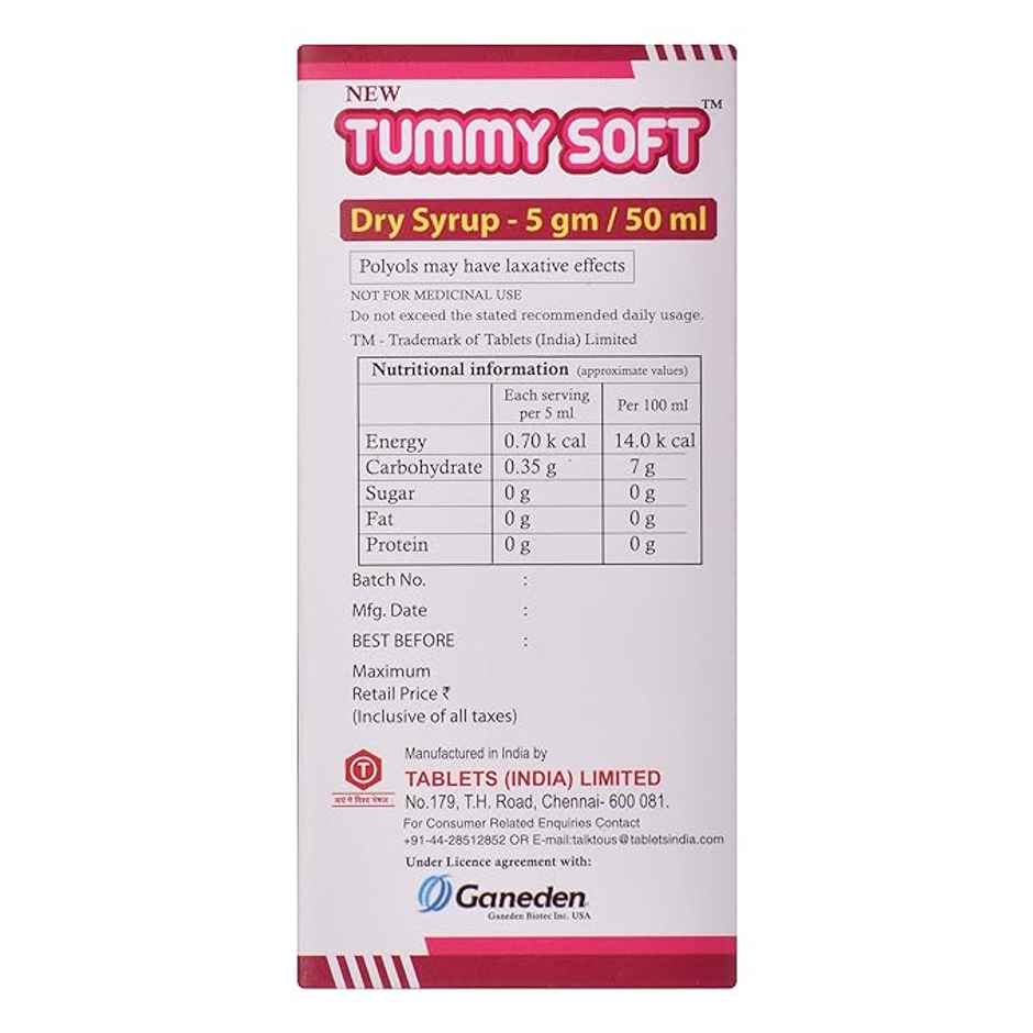 Tummy Soft Dry Syrup